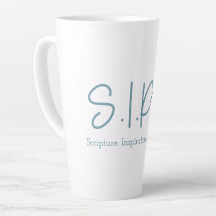 S.I.P.S. Tall Latte Tasse - Blau