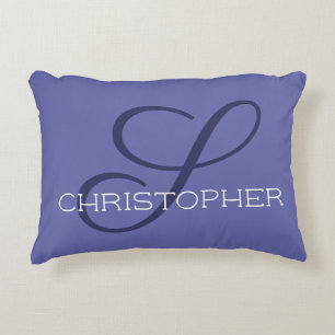 S Initiale benutzerdefinierte Namens-Kalligrafie i Dekokissen