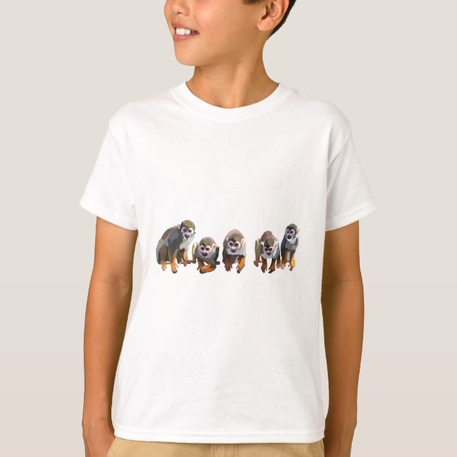 S ist für Eichhörnchenaffen T-Shirt (Vorderseite)