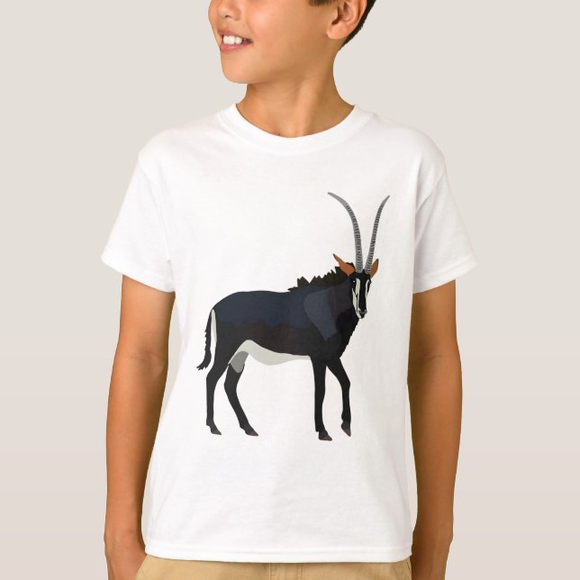 S ist für Sable Antelope T-Shirt (Vorderseite)