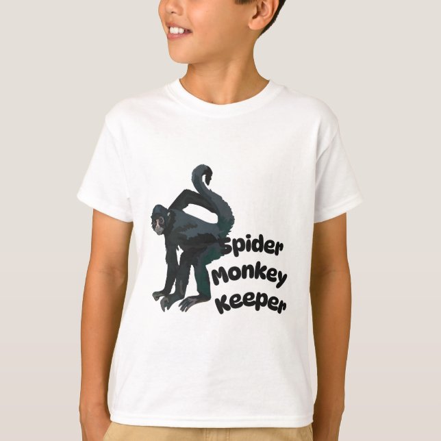 S ist für Spider Monkey Keeper T-Shirt (Vorderseite)