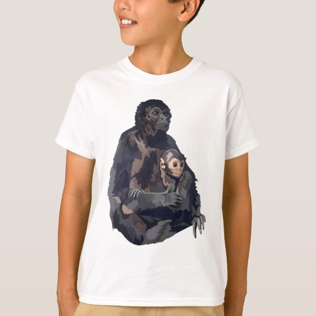 S ist für Spider Monkey T-Shirt (Vorderseite)