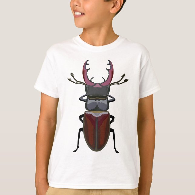 S ist für Stag Beetle T-Shirt (Vorderseite)