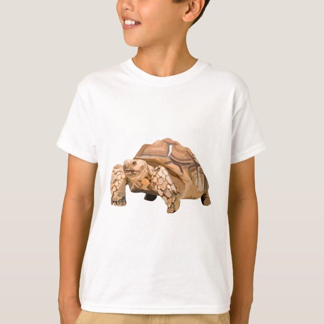 S ist für Sulcata Tortoise T-Shirt (Vorderseite)