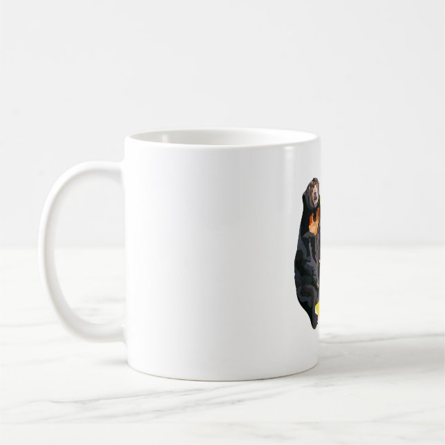 S ist für Sun Bear Kaffeetasse (Links)