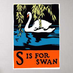 S ist für Swan Poster
