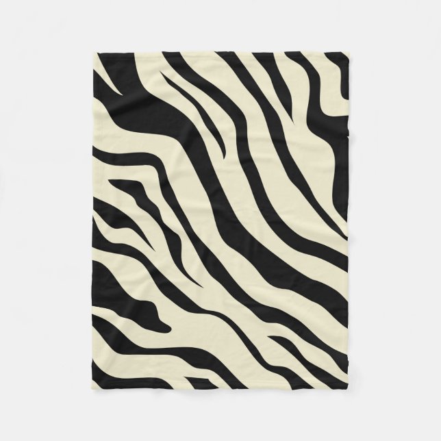 S.K. Zebra Fever Fleece Blanket (Vorderseite)