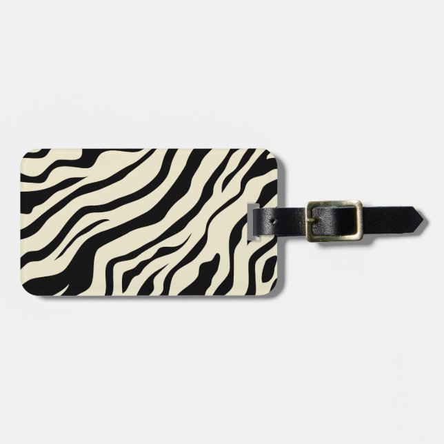 S.K. Zebra Fever Gepäckmarke Gepäckanhänger (Vorderseite horizontal)