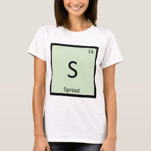 S - Keimgemüse Chemie Periodensystem T-Shirt