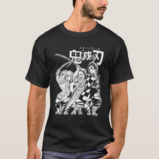 S-Layers D-Emons Anime Art T-Shirt (Vorderseite)