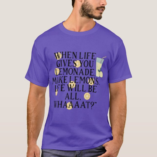 s Lustiger Zitat T-Shirt (Vorderseite)