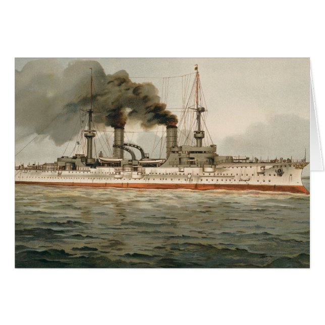 S.M. Grosse Kreuzer "Furst Bismarck" (H.M. Great C (Vorderseite (Horizontal))