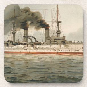 S.M. Grosse Kreuzer "Furst Bismarck" (H.M. Great C Getränkeuntersetzer
