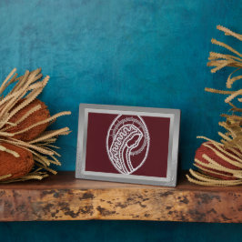 S. Mary Elegantes Foto an der silbernen Grenze Fotoplatte