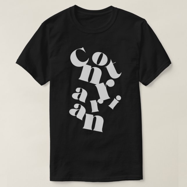 s mit konträren Worten T-Shirt (Design vorne)