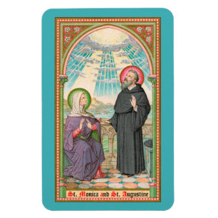 S. Monica und Augustine in Ostia (SAU 047) Magnet