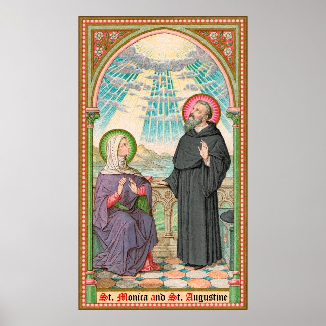 S. Monica und Augustine in Ostia (SAU 047) Poster (Vorne)