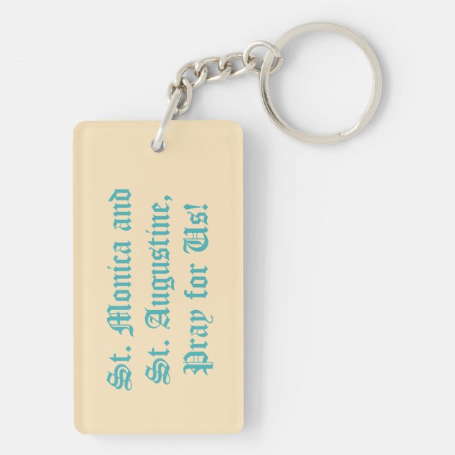 S. Monica und Augustine in Ostia (SAU 047) Schlüsselanhänger (Rückseite)