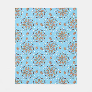 S’mores-Mandala-Muster Fleecedecke