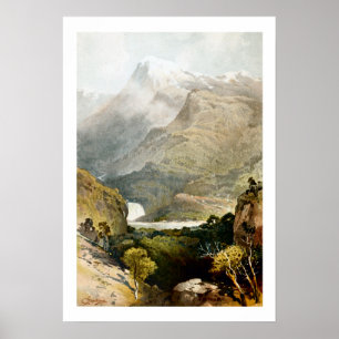 S Mount Kosciuszko Australien Archivdruck Poster