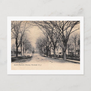 S. Mountain Ave, Montclair New Jersey Vintag Postkarte
