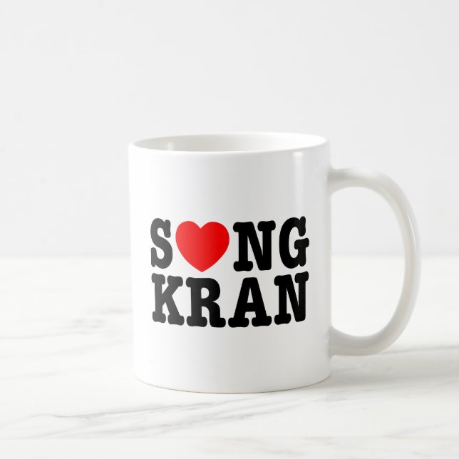 S ❤ NGKRAN ~ Heart Songkran Kaffeetasse (Rechts)