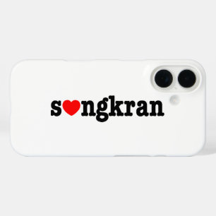 s ❤ ngkran ~ Herz (Liebe) Songkran iPhone 16 Hülle
