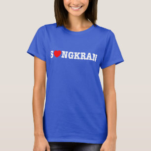 S ❤ NGKRAN ~ Herz (Liebe) Songkran T-Shirt