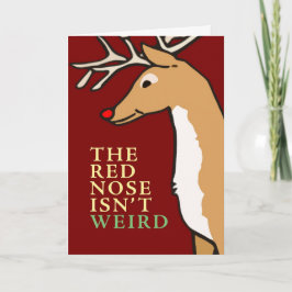 s Nose ist eine Evolutionsvorschubkarte Feiertagskarte