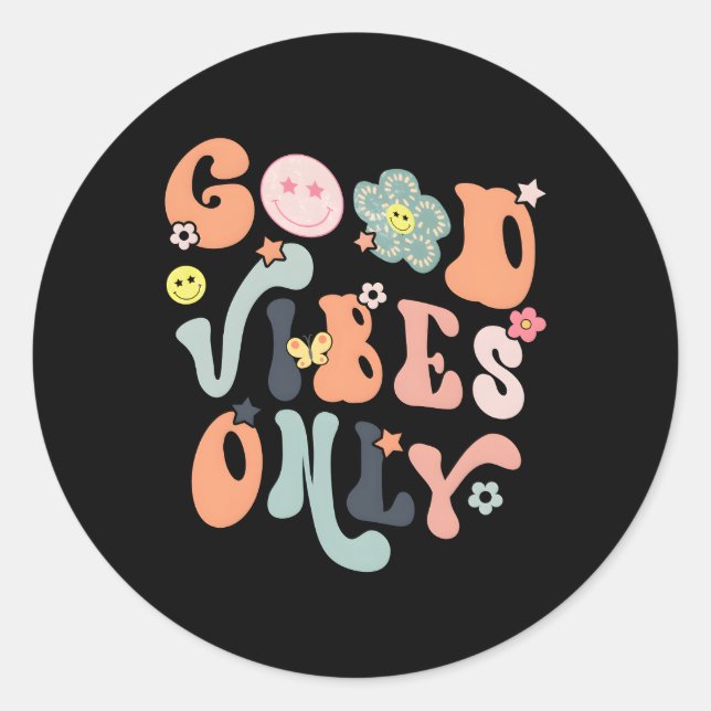 S Nur inspirierend Inspiriert Runder Aufkleber (Vorderseite)