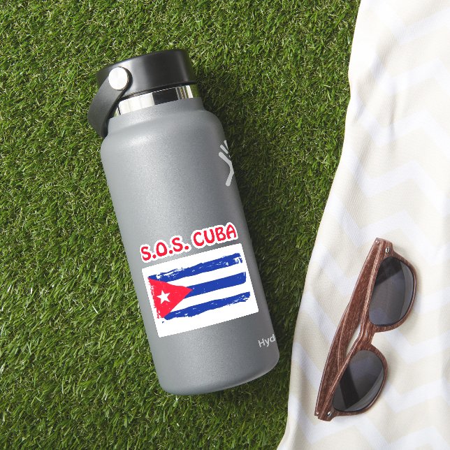 S.O.S. CUBA AUFKLEBER (HydroFlask Insitu)