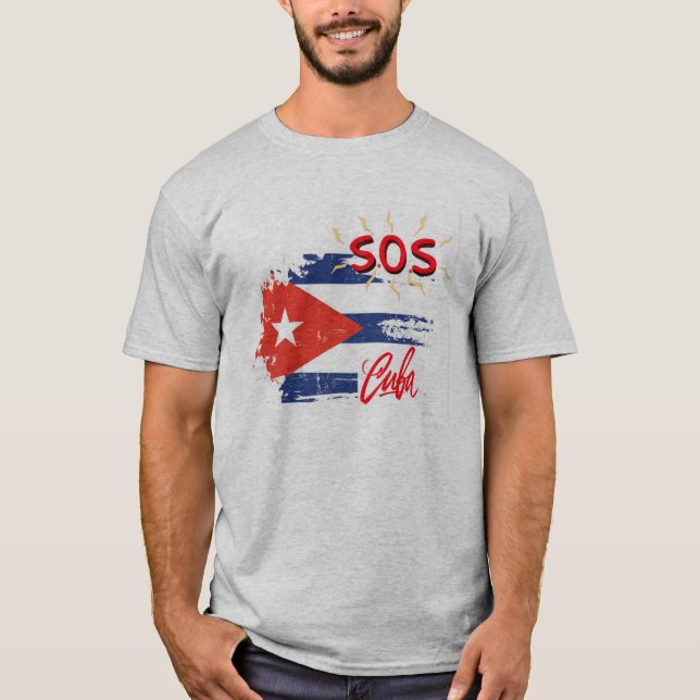 S.O.S. CUBA T - Shirt (Vorderseite)