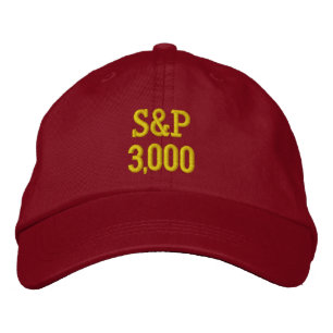 S&P 3000 Punkte Bestickte Baseballkappe