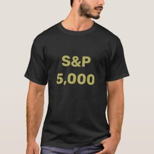S&P 5.000 Level Stock Market Index Celebration T-Shirt