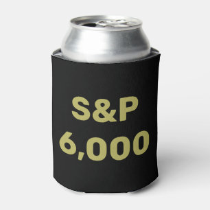 S&P 6.000 Level Stock Market Index Celebration Dosenkühler