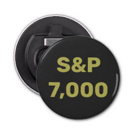 S&P 7.000 Level Stock Market Index Celebration Flaschenöffner