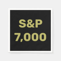 S&P 7.000 Level Stock Market Index Celebration