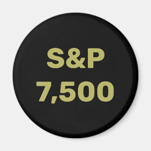 S&P 7.500 Level Aktienmarktindex-Feier Magnet