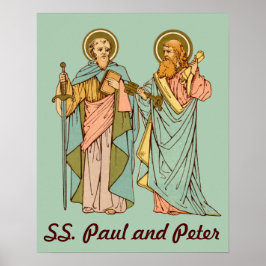 S. Paul und Peter, Apostel (RLS 13 & 14) Poster