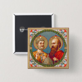S. Peter und Paul, Apostel (JMAS 01) Button