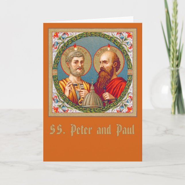 S. Peter und Paul (JMAS 01) Leere Grußkarte Karte (Vorderseite)