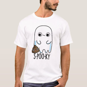 S-poo-ky Funny Ghost Kack Pun T-Shirt