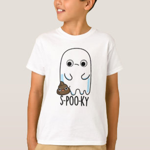 S-poo-ky Funny Ghost Kack Pun T-Shirt