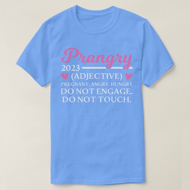 s Pregnant pregnancy declaration 2023 896 T-Shirt (Design vorne)