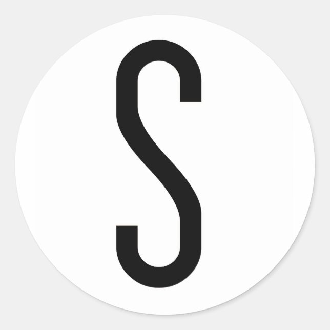 S RUNDER AUFKLEBER (Vorderseite)