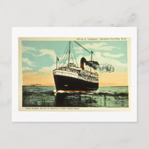 S.S. Alabama, Cleveland Put-in-Bay-Route Postkarte