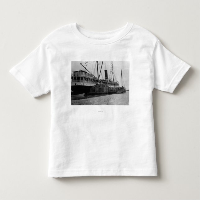 S.S. Alameda am Anchorage, Alaska-Fotografie Kleinkind T-shirt (Vorderseite)