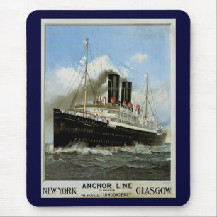 S.S. Caledonia - New York nach und von Glasgow Mousepad