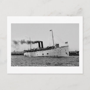 S.S. Eastland, fotografiert von Pesha Postcard Co Postkarte
