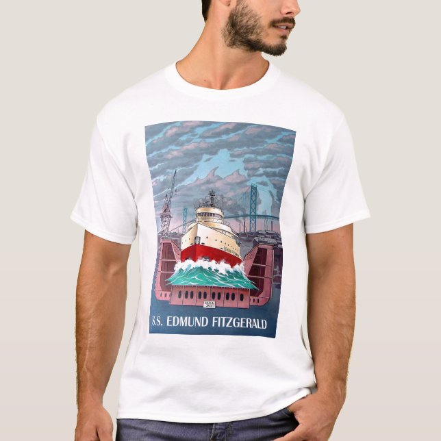 S.S. EDMUND FITZGERALD T-Shirt (Vorderseite)